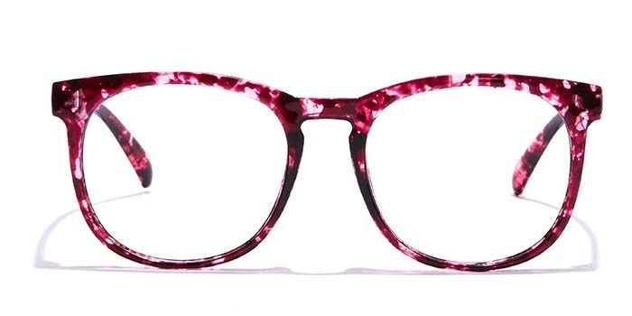 GRAVIATE by Coolwinks E17B7244 Glossy Purple Full Frame Round Eyeglasses for Women-