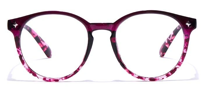 GRAVIATE by Coolwinks E17B7277 Glossy Purple Full Frame Round Eyeglasses for Women-