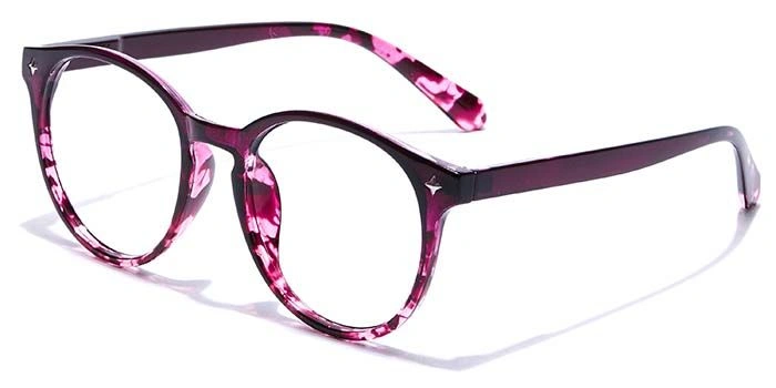 GRAVIATE by Coolwinks E17B7277 Glossy Purple Full Frame Round Eyeglasses for Women-PURPLE-1