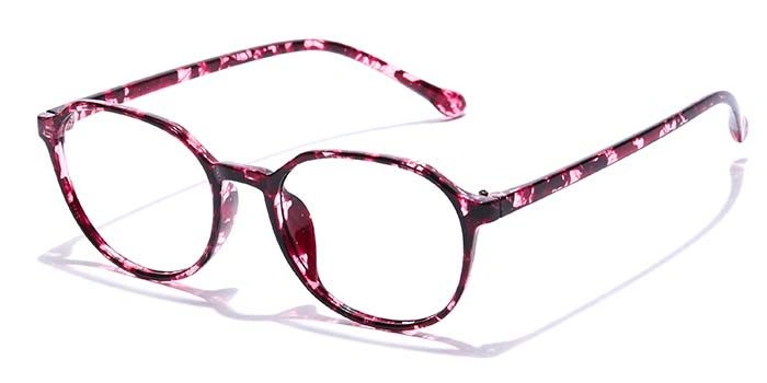 GRAVIATE by Coolwinks E17B7294 Glossy Purple Full Frame Round Eyeglasses for Women-PURPLE-1