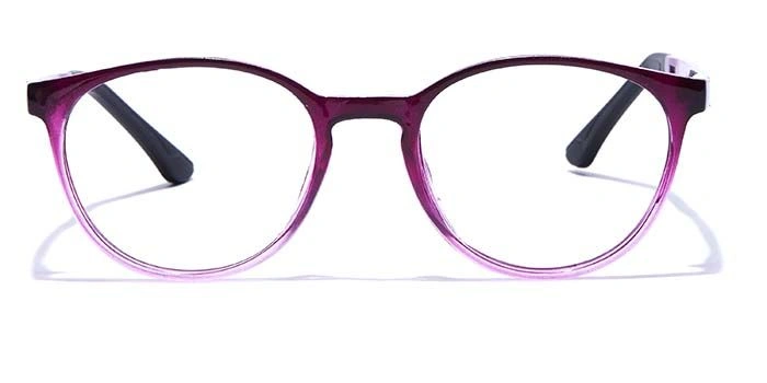 GRAVIATE by Coolwinks E17B7663 Glossy Purple Full Frame Round Eyeglasses for Women-