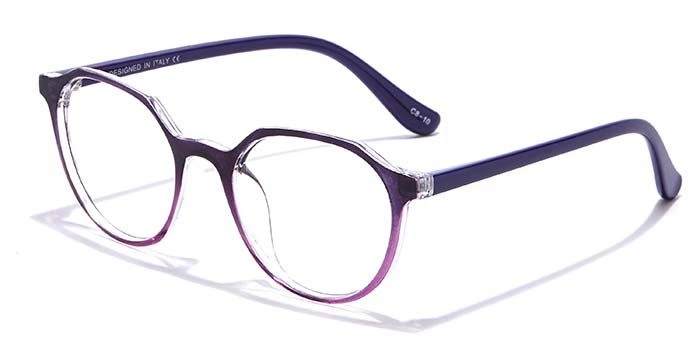 GRAVIATE by Coolwinks E17C6947 Glossy Purple Full Frame Round Eyeglasses for Women-PURPLE-1