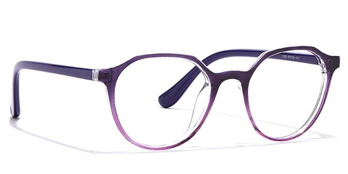 GRAVIATE by Coolwinks E17C6947 Glossy Purple Full Frame Round Eyeglasses for Women-PURPLE-2