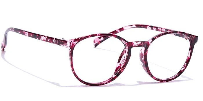 GRAVIATE by Coolwinks E17C7252 Glossy Purple Full Frame Round Eyeglasses for Women-PURPLE-2