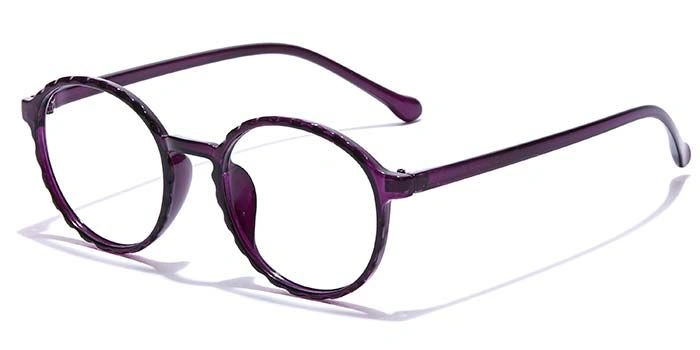 GRAVIATE by Coolwinks E17C7297 Glossy Purple Full Frame Round Eyeglasses for Women-PURPLE-1