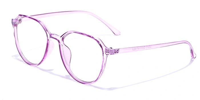 GRAVIATE by Coolwinks E17C7323 Glossy Purple Full Frame Round Eyeglasses for Women-PURPLE-1