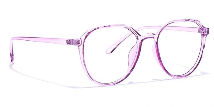 GRAVIATE by Coolwinks E17C7323 Glossy Purple Full Frame Round Eyeglasses for Women-PURPLE-2