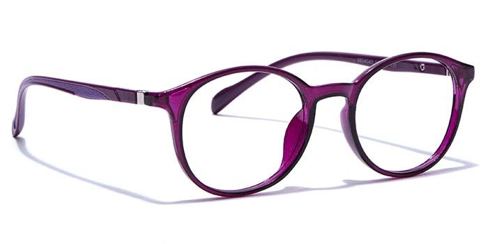 GRAVIATE by Coolwinks E17C7676 Glossy Purple Full Frame Round Eyeglasses for Women-PURPLE-2