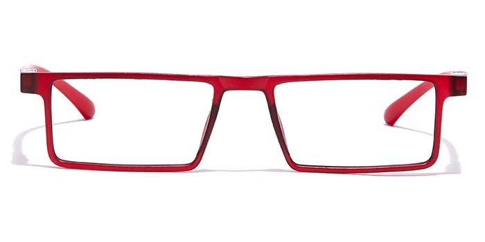 GRAVIATE by Coolwinks E21A7063 Matte Red Full Frame Rectangle Eyeglasses for Men and Women-