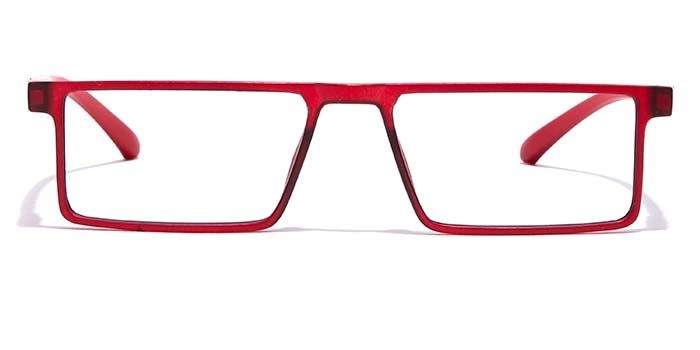 GRAVIATE by Coolwinks E21A7066 Matte Red Full Frame Rectangle Eyeglasses for Men and Women-