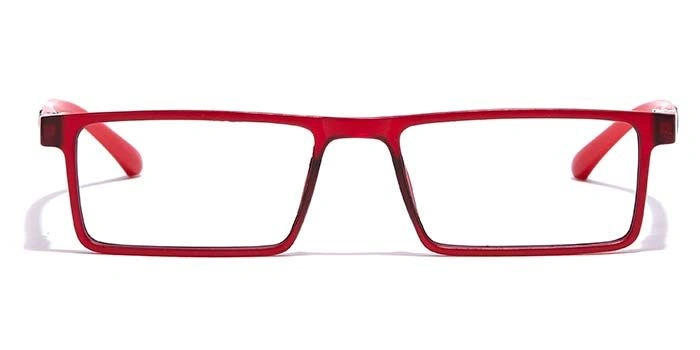 GRAVIATE by Coolwinks E21A7072 Matte Red Full Frame Rectangle Eyeglasses for Men and Women-