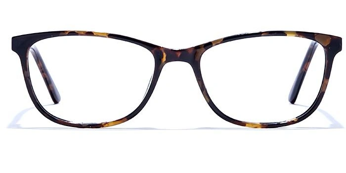 GRAVIATE by Coolwinks E18A6683 Glossy Tortoise Full Frame Rectangle Eyeglasses for Men and Women-