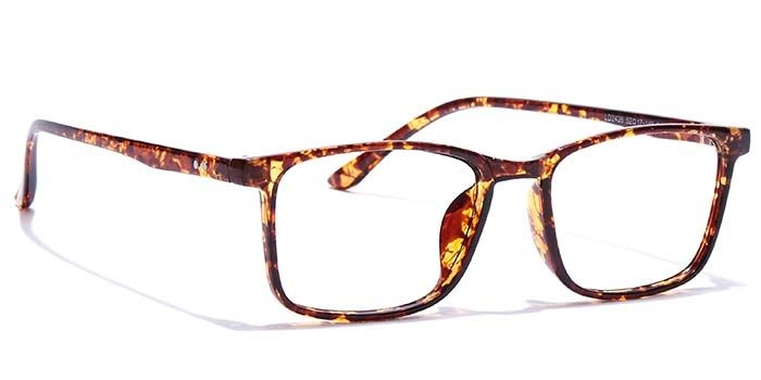 GRAVIATE by Coolwinks E18A7348 Glossy Tortoise Full Frame Rectangle Eyeglasses for Men and Women-TORTOISE-2