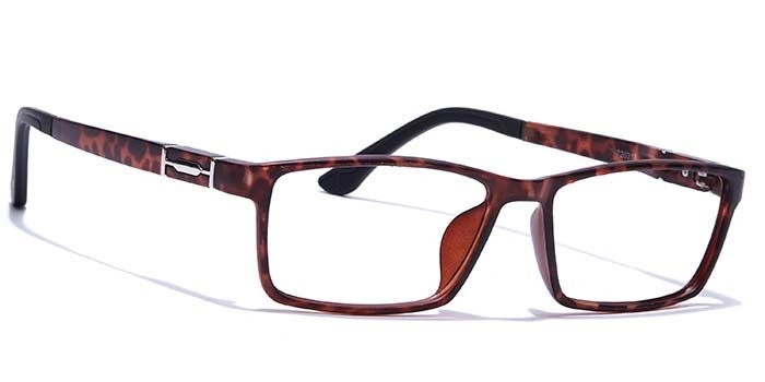 GRAVIATE by Coolwinks E18A7638 Matte Tortoise Full Frame Rectangle Eyeglasses for Men and Women-TORTOISE-2