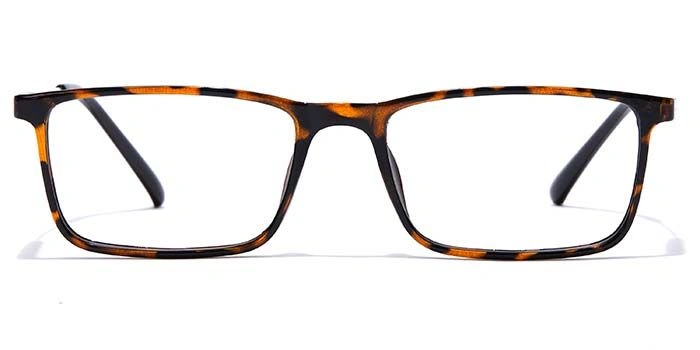 GRAVIATE by Coolwinks E18C7089 Glossy Tortoise Full Frame Rectangle Eyeglasses for Men and Women-