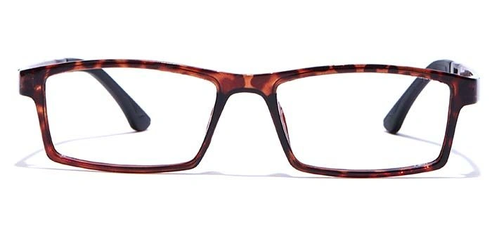 GRAVIATE by Coolwinks E18C7645 Glossy Tortoise Full Frame Rectangle Eyeglasses for Men and Women-