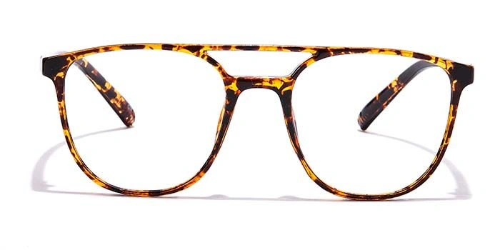 GRAVIATE by Coolwinks E18A6988 Glossy Tortoise Full Frame Retro Square Eyeglasses for Men and Women-