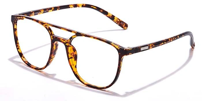 GRAVIATE by Coolwinks E18A6988 Glossy Tortoise Full Frame Retro Square Eyeglasses for Men and Women-TORTOISE-1