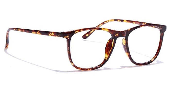 GRAVIATE by Coolwinks E18A7353 Glossy Tortoise Full Frame Retro Square Eyeglasses for Men and Women-TORTOISE-2