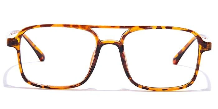 GRAVIATE by Coolwinks E18A7395 Glossy Tortoise Full Frame Retro Square Eyeglasses for Men and Women-