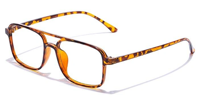 GRAVIATE by Coolwinks E18A7395 Glossy Tortoise Full Frame Retro Square Eyeglasses for Men and Women-TORTOISE-1