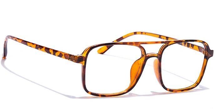 GRAVIATE by Coolwinks E18A7395 Glossy Tortoise Full Frame Retro Square Eyeglasses for Men and Women-TORTOISE-2