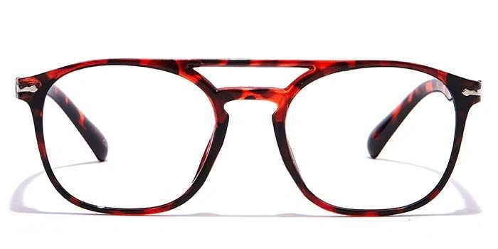 GRAVIATE by Coolwinks E18B6940 Glossy Tortoise Full Frame Retro Square Eyeglasses for Men and Women-