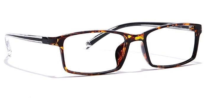 GRAVIATE by Coolwinks E18B7009 Glossy Tortoise Full Frame Retro Square Eyeglasses for Men and Women-TORTOISE-2