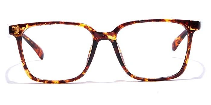 GRAVIATE by Coolwinks E18B7255 Glossy Tortoise Full Frame Retro Square Eyeglasses for Men and Women-