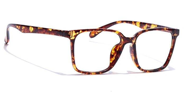 GRAVIATE by Coolwinks E18B7255 Glossy Tortoise Full Frame Retro Square Eyeglasses for Men and Women-TORTOISE-2