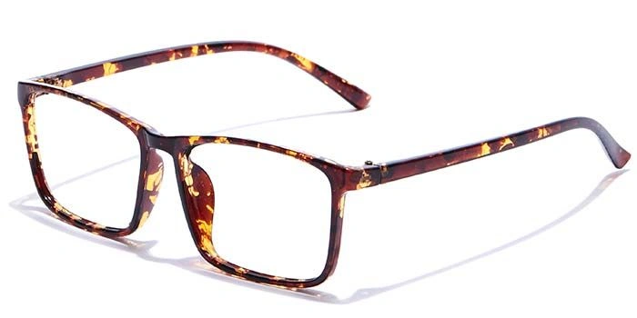 GRAVIATE by Coolwinks E18B7306 Glossy Tortoise Full Frame Retro Square Eyeglasses for Men and Women-TORTOISE-1