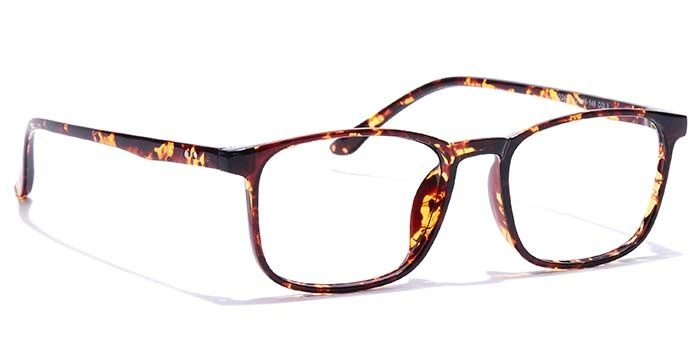 GRAVIATE by Coolwinks E18B7351 Glossy Tortoise Full Frame Retro Square Eyeglasses for Men and Women-TORTOISE-2