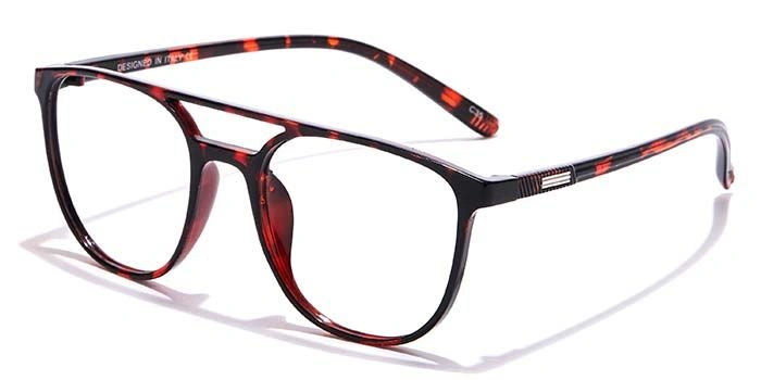 GRAVIATE by Coolwinks E18C6956 Glossy Tortoise Full Frame Retro Square Eyeglasses for Men and Women-TORTOISE-1