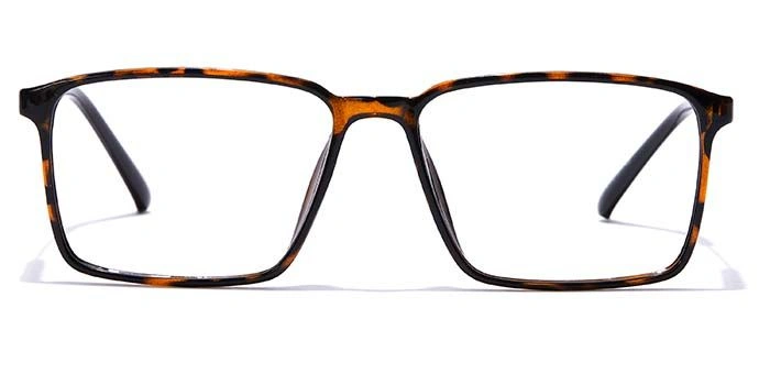 GRAVIATE by Coolwinks E18C7086 Glossy Tortoise Full Frame Retro Square Eyeglasses for Men and Women-