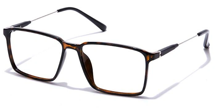 GRAVIATE by Coolwinks E18C7086 Glossy Tortoise Full Frame Retro Square Eyeglasses for Men and Women-TORTOISE-1