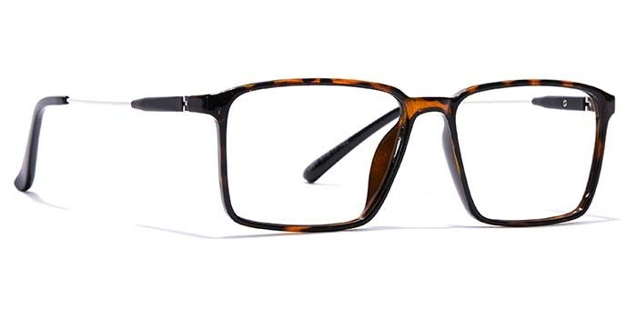 GRAVIATE by Coolwinks E18C7086 Glossy Tortoise Full Frame Retro Square Eyeglasses for Men and Women-TORTOISE-2