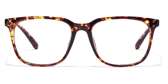 GRAVIATE by Coolwinks E18C7264 Glossy Tortoise Full Frame Retro Square Eyeglasses for Men and Women-