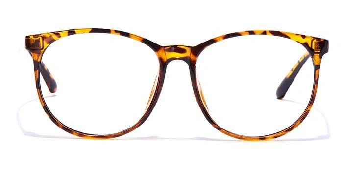 GRAVIATE by Coolwinks E18A7267 Glossy Tortoise Full Frame Round Eyeglasses for Men and Women-