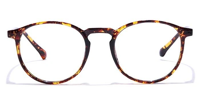 GRAVIATE by Coolwinks E18A7290 Glossy Tortoise Full Frame Round Eyeglasses for Men and Women-