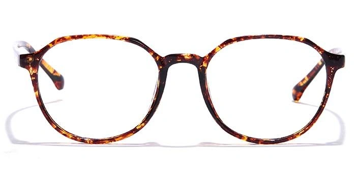 GRAVIATE by Coolwinks E18A7292 Glossy Tortoise Full Frame Round Eyeglasses for Men and Women-