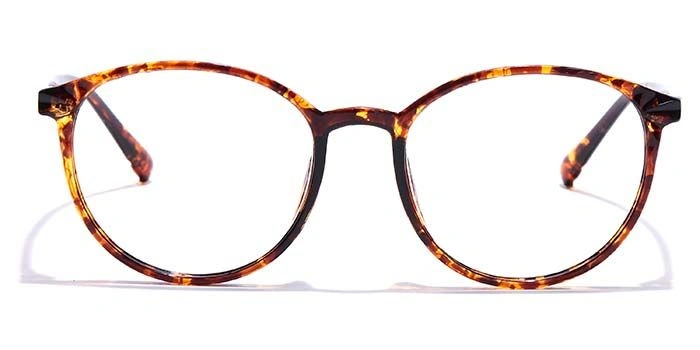 GRAVIATE by Coolwinks E18A7313 Glossy Tortoise Full Frame Round Eyeglasses for Men and Women-