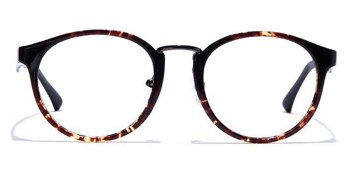 GRAVIATE by Coolwinks E18A7525 Glossy Tortoise Full Frame Round Eyeglasses for Men and Women-