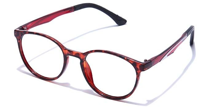 GRAVIATE by Coolwinks E18A7662 Glossy Tortoise Full Frame Round Eyeglasses for Men and Women-TORTOISE-1