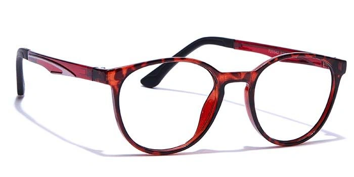 GRAVIATE by Coolwinks E18A7662 Glossy Tortoise Full Frame Round Eyeglasses for Men and Women-TORTOISE-2