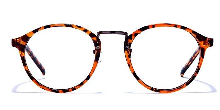 GRAVIATE by Coolwinks E18B6704 Glossy Tortoise Full Frame Round Eyeglasses for Men and Women-