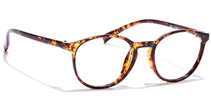 GRAVIATE by Coolwinks E18B7250 Glossy Tortoise Full Frame Round Eyeglasses for Men and Women-TORTOISE-2