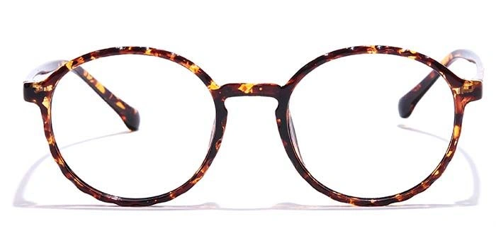 GRAVIATE by Coolwinks E18B7295 Glossy Tortoise Full Frame Round Eyeglasses for Men and Women-