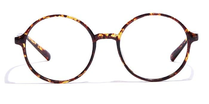 GRAVIATE by Coolwinks E18B7304 Glossy Tortoise Full Frame Round Eyeglasses for Men and Women-