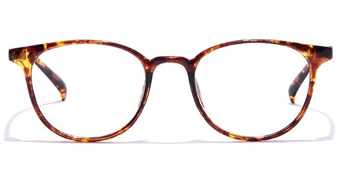 GRAVIATE by Coolwinks E18B7330 Glossy Tortoise Full Frame Round Eyeglasses for Men and Women-