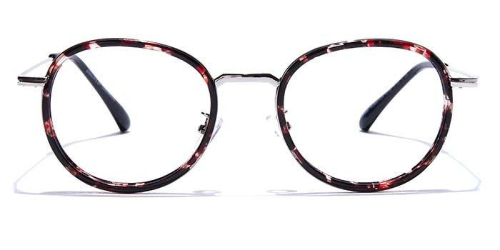 GRAVIATE by Coolwinks E18B7536 Glossy Tortoise Full Frame Round Eyeglasses for Men and Women-